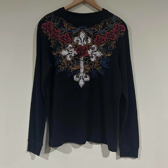 MMA Elite Other - Vintage MMA Elite Long Sleeve Thermal Tee Shirt